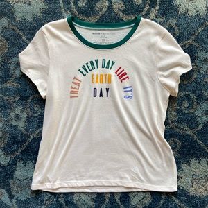 Madewell - white graphic t-shirt